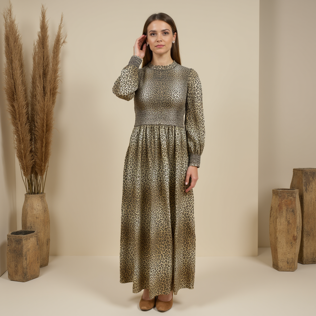 Leopard Margot Dress