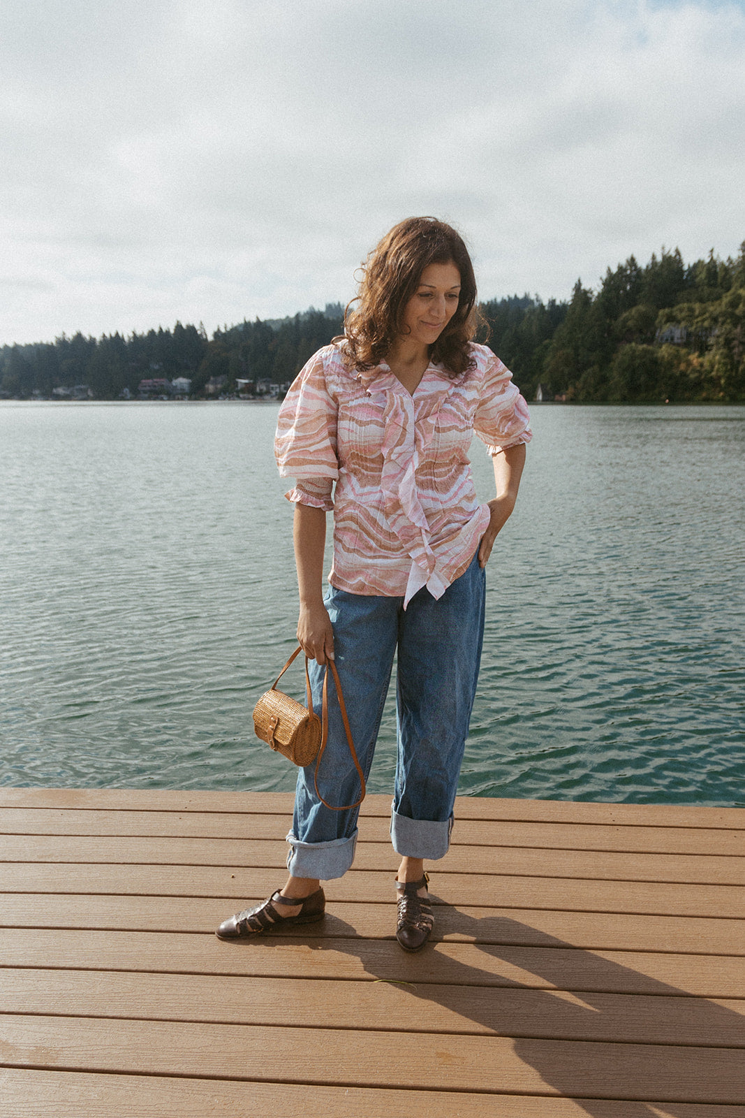 Rose Dune Marais Blouse