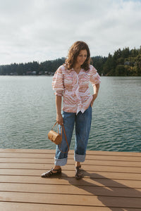 Rose Dune Marais Blouse