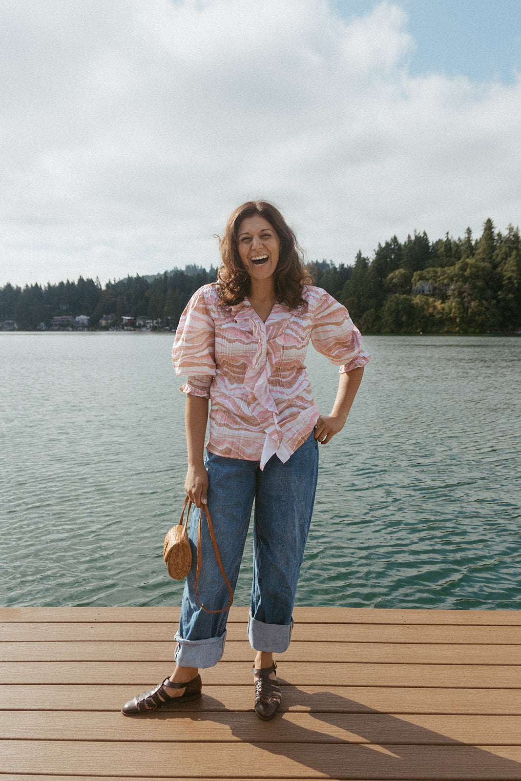 Rose Dune Marais Blouse