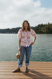 Rose Dune Marais Blouse