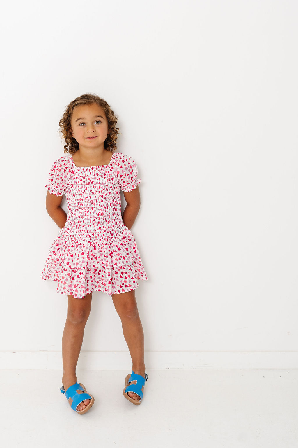 Hearts Print Mirrorball Dress