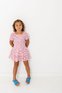 Hearts Print Mirrorball Dress