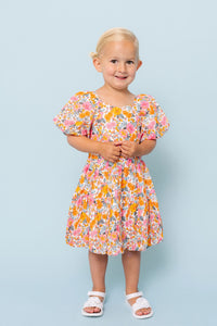 Retro Floral Daphne Dress
