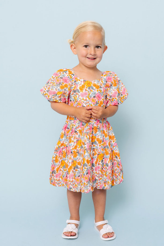 Retro Floral Daphne Dress