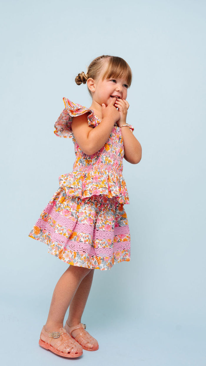 Retro Floral Parker Skirt