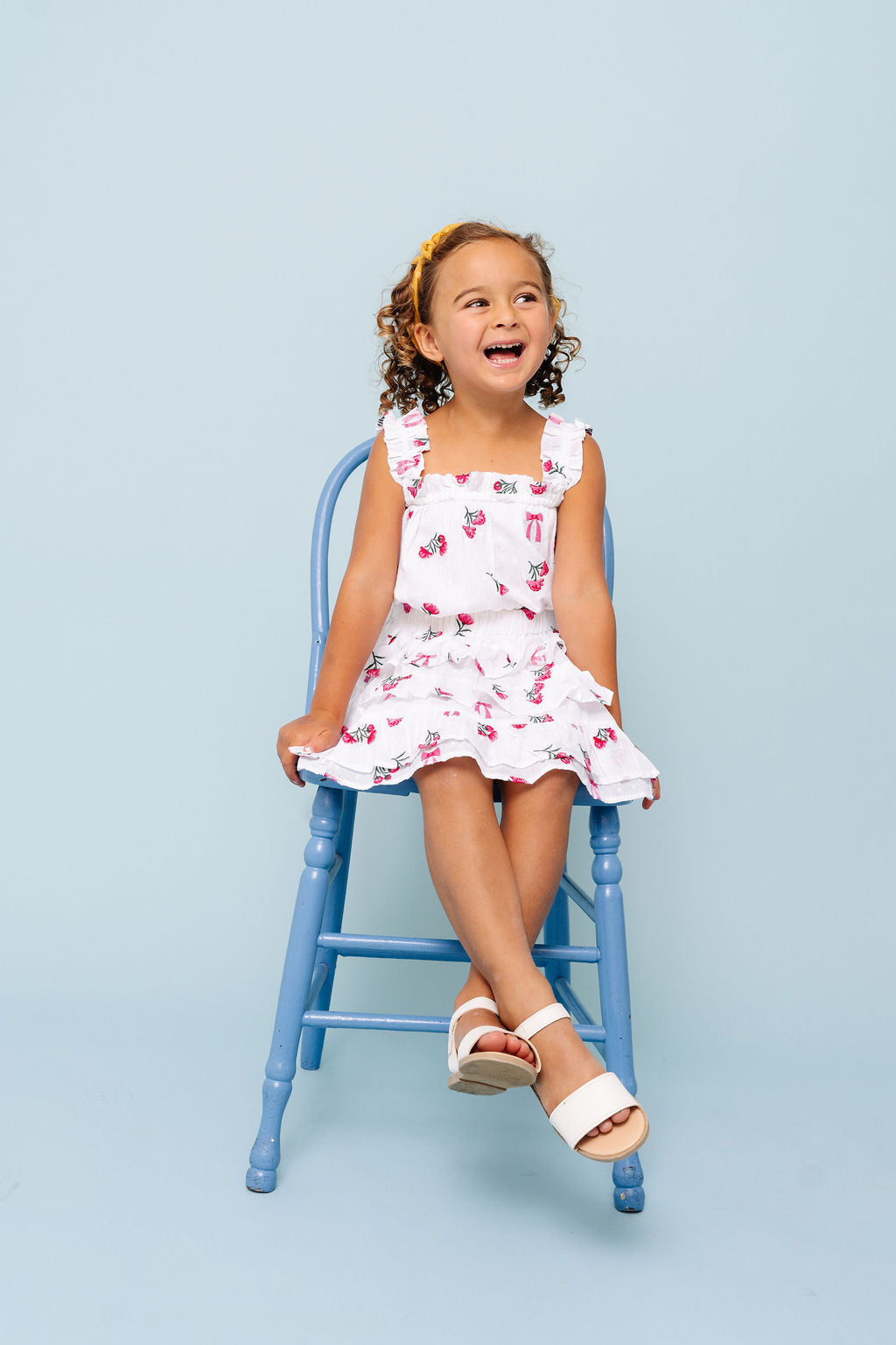 Floral Bows Embroidery Lacy Skirt