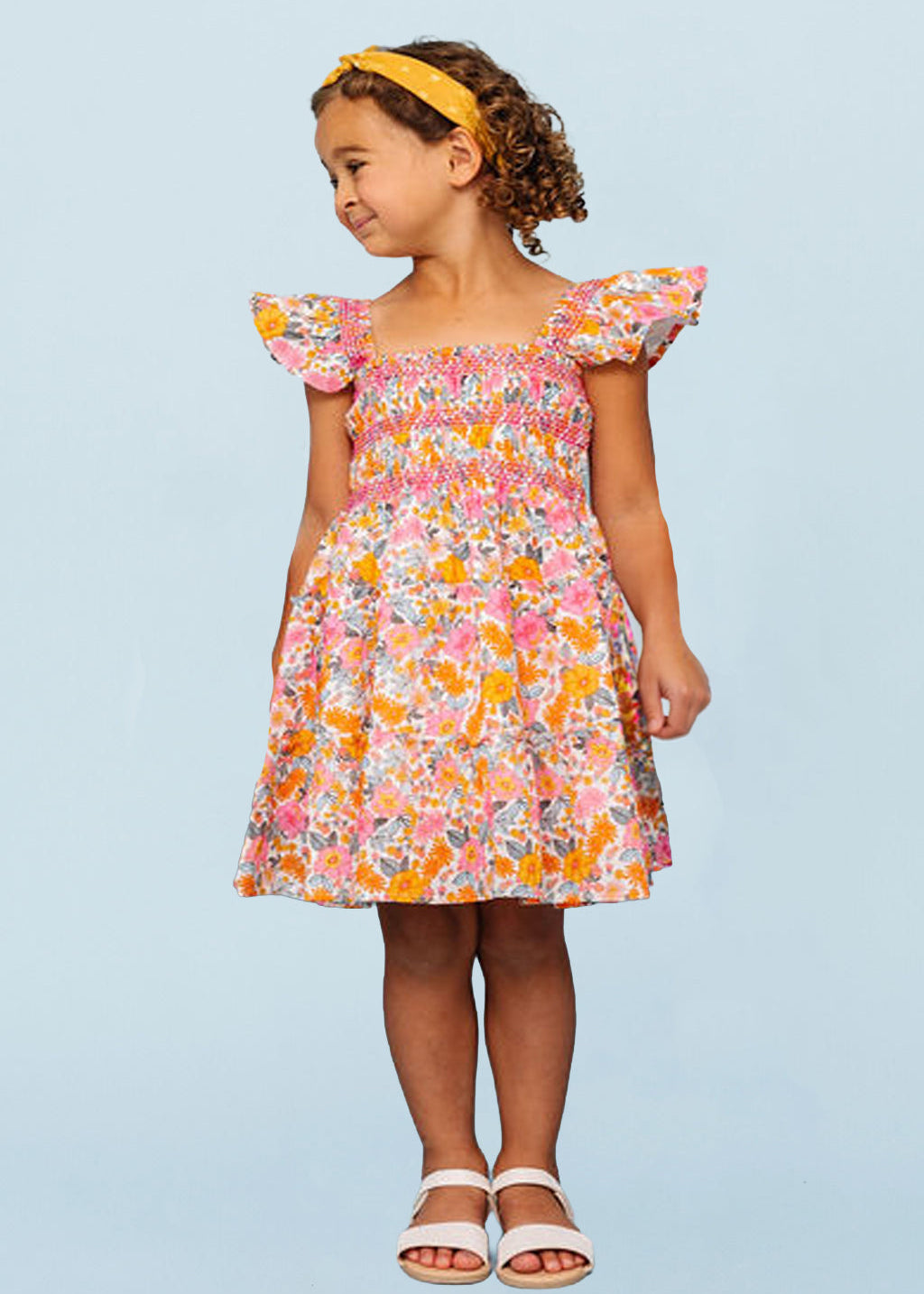 Retro Floral Valentina Dress