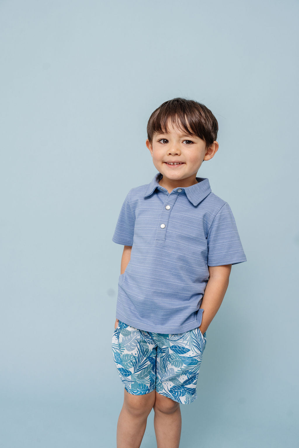 Dusty Blue Polo Shirt
