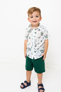 Pickleball Button Down Shirt