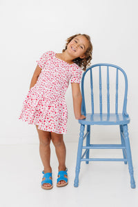 Hearts Print Mirrorball Dress