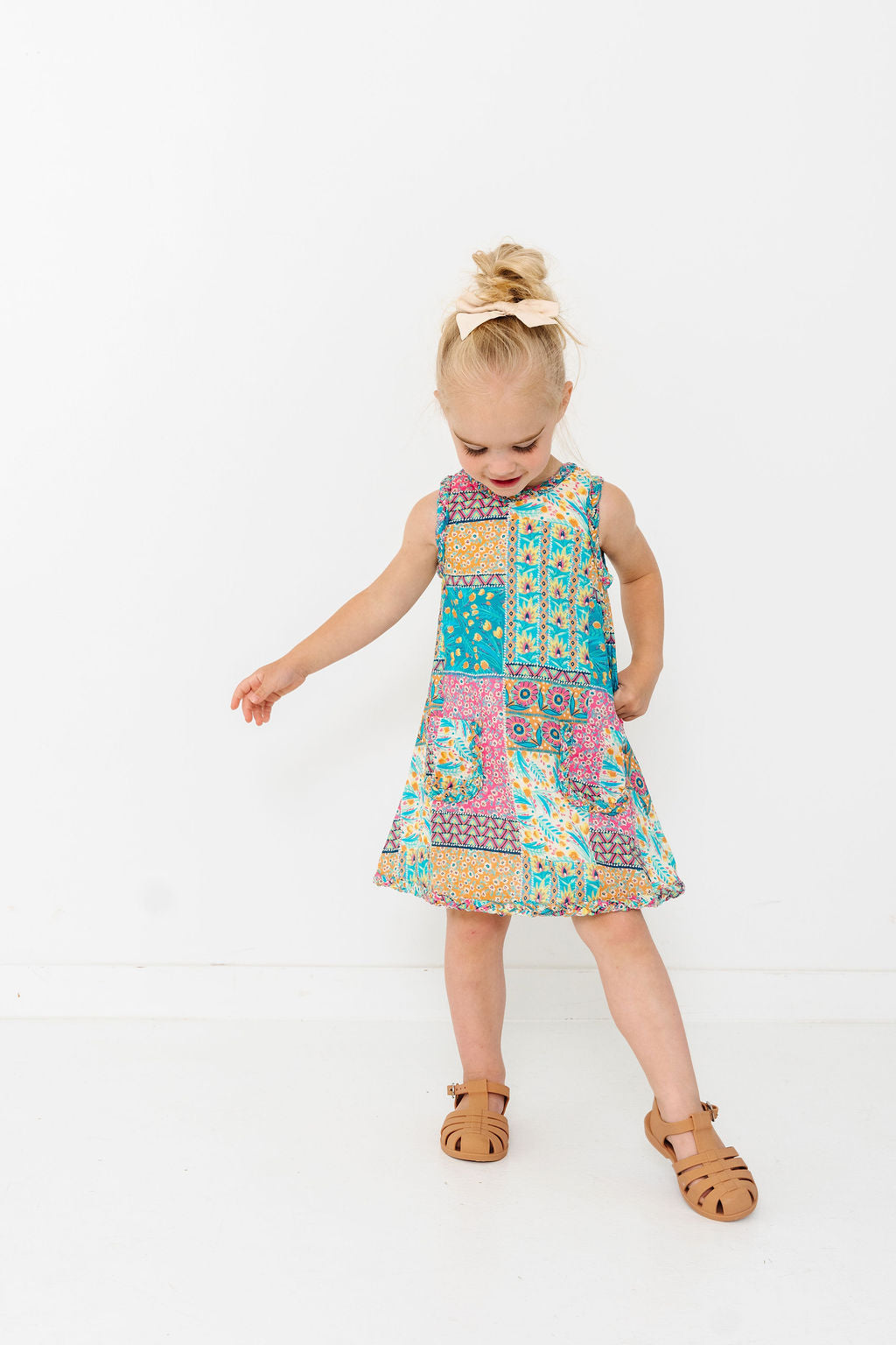 Floral Patchwork Olivia Dress