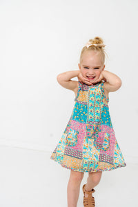 Floral Patchwork Olivia Dress