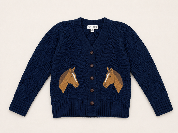 Navy Lexington Sweater