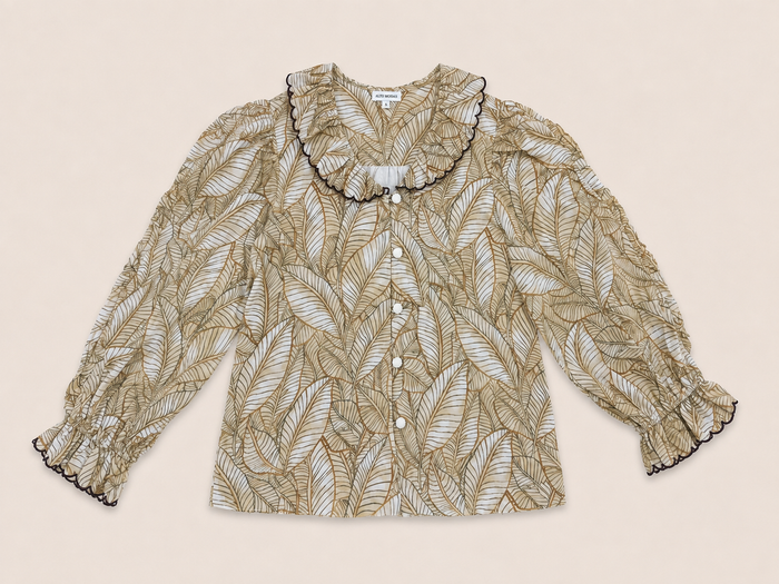 Leaves Violette Blouse