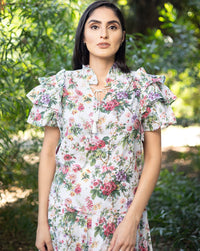 Ruffle Sleeved Top