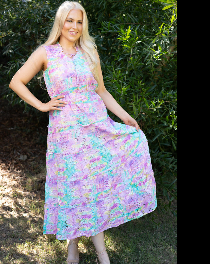 Ruffled Floral Dress