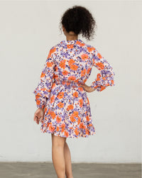 Serena Winter Floral Short Dress