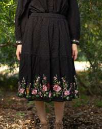 Cotton Floral Skirt