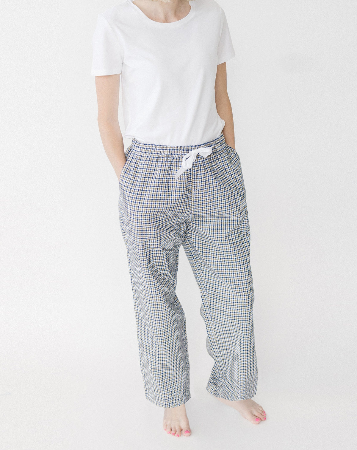 Nancy Gold Houndstooth Womens Pajama