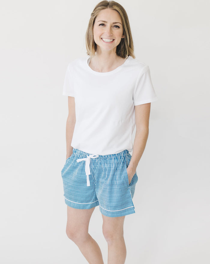 Rosa Ocean Stripe Womens Shorts