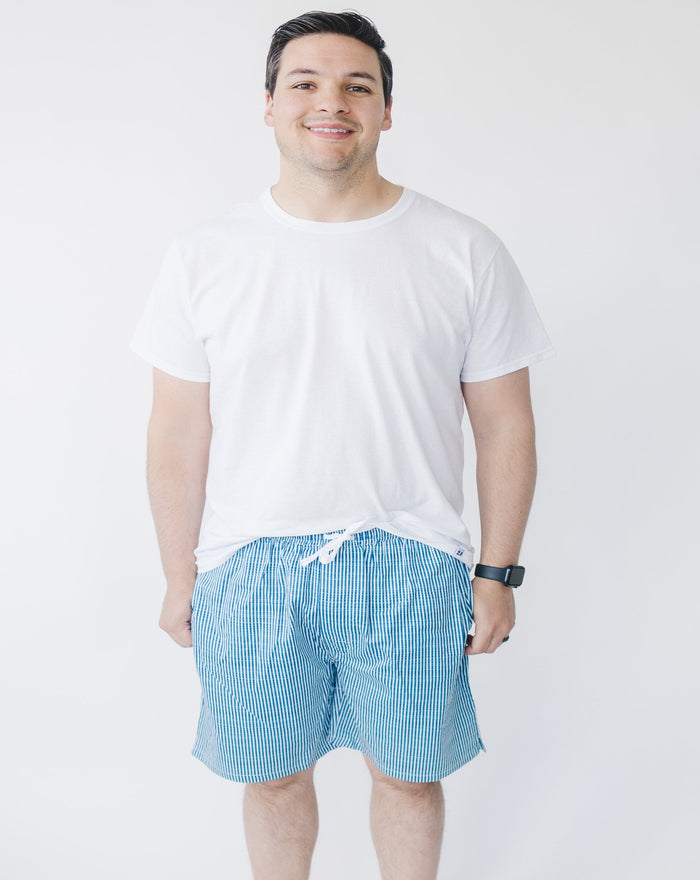 Ocean Stripe Men’s Shorts