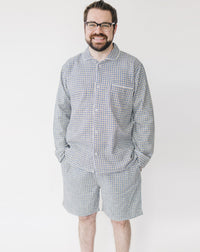 Gold Houndstooth Shorts