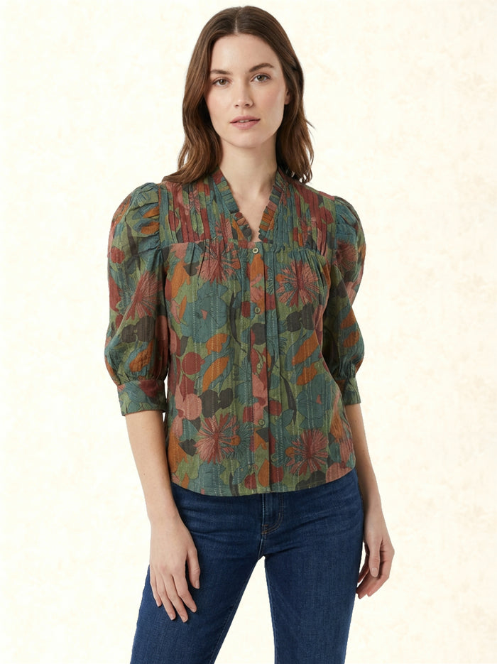 Vintage Floral Juliette Blouse