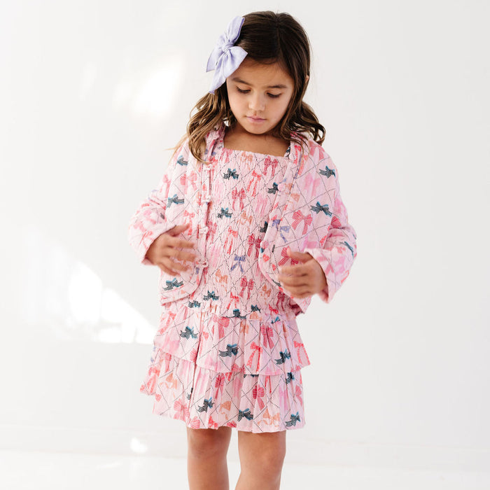 Bows Quilted Sylvie Jacket