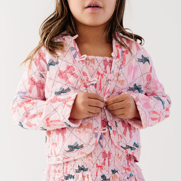 Bows Quilted Sylvie Jacket