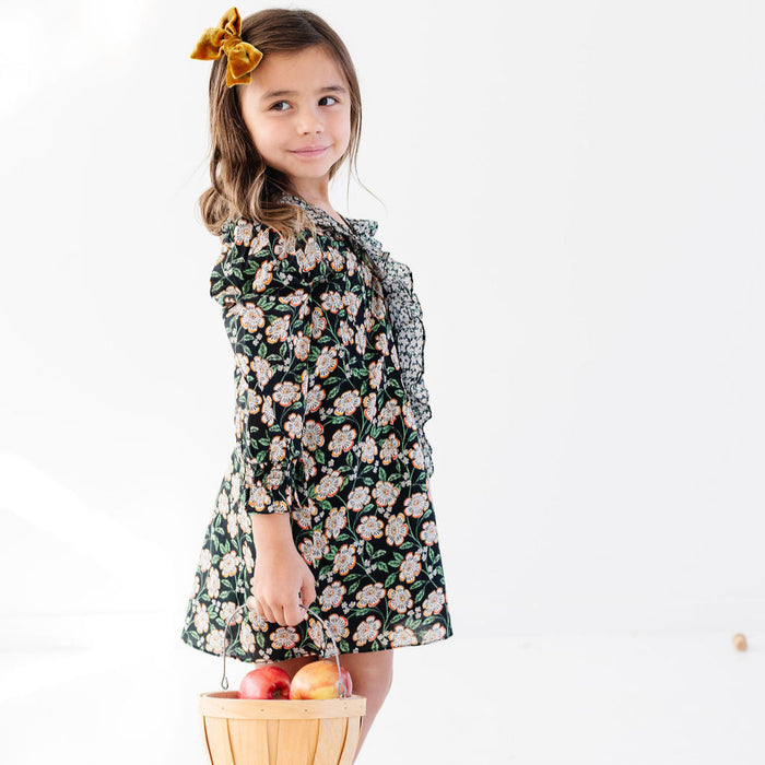 Batik Floral Border Marais Dress