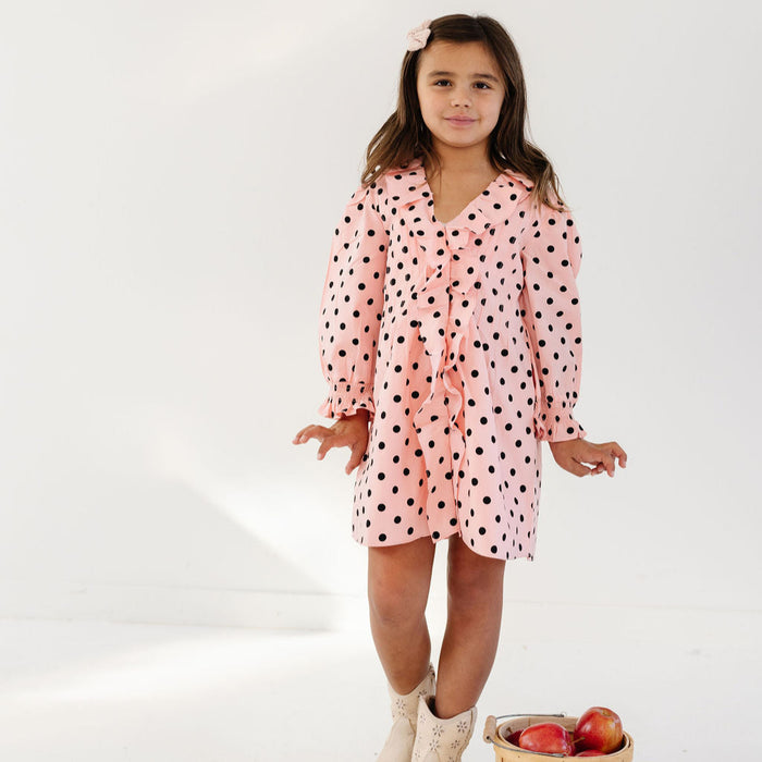 Blush Dots Marais Dress