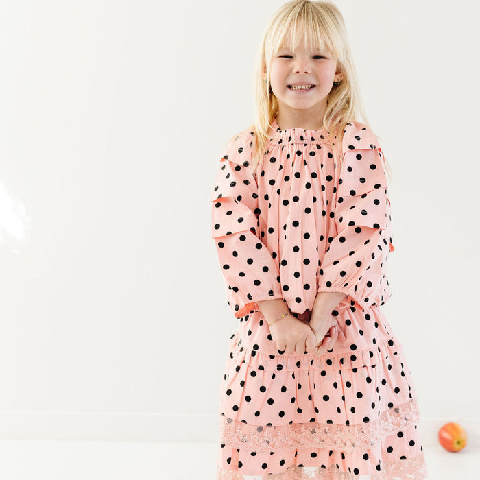 Blush Dots Renee Skirt