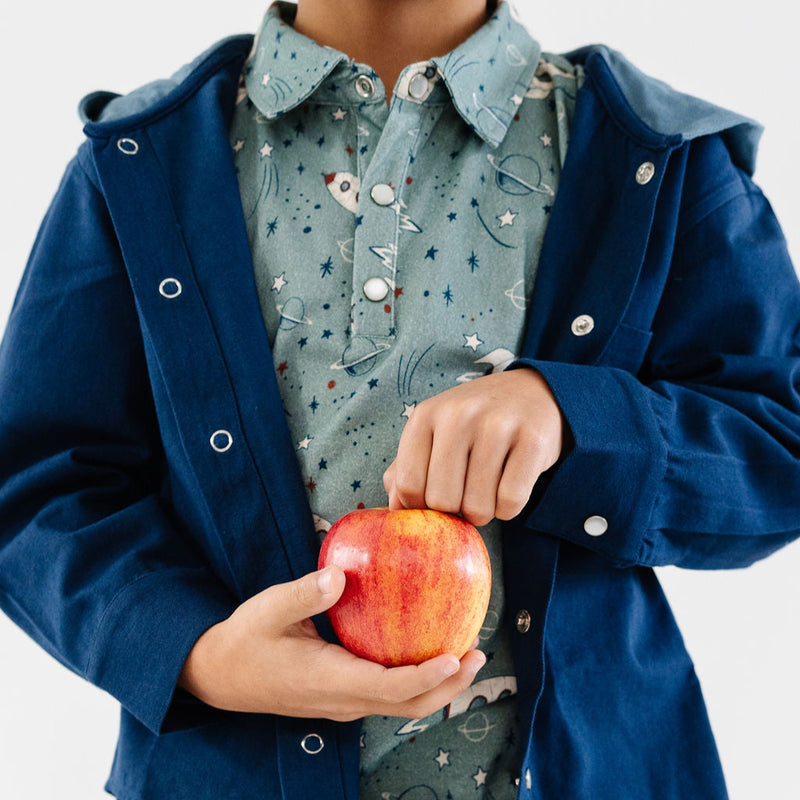 Navy/Cadet Blue Shacket