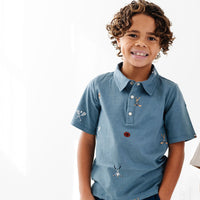 Sports Embroidery Lionel Polo Shirt