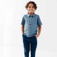 Sports Embroidery Lionel Polo Shirt
