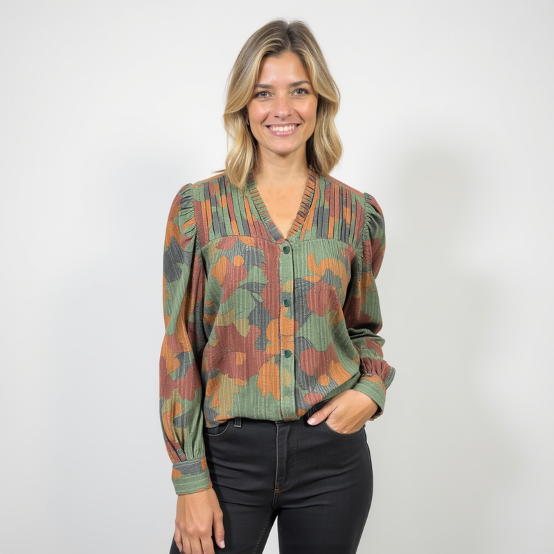 Vintage Floral Juliette Blouse