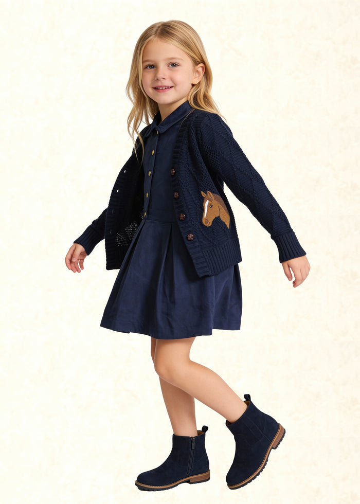 Navy Lexington Sweater