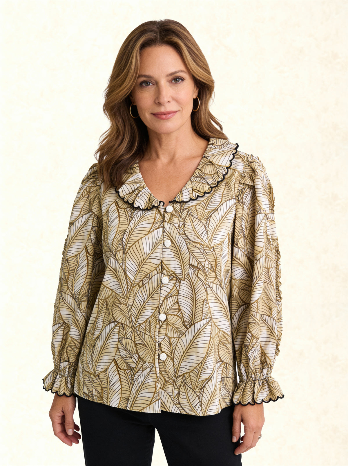 Leaves Violette Blouse