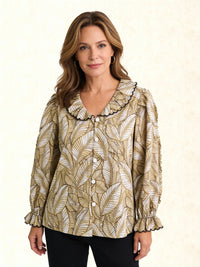 Leaves Violette Blouse