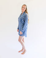 Sara Indigo Print  Women's Night Shirt