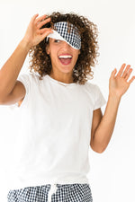 Eye - Mask Navy Gingham 1