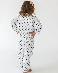 Kid's Classic Dot Shirt & PJ Set - Back
