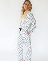 Women's Classic Dot Shirt & PJ Set - Side