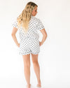 Women's Classic Dot Shirt & Shorts Set - Back