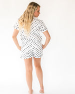 Women's Classic Dot Shirt & Shorts Set - Back