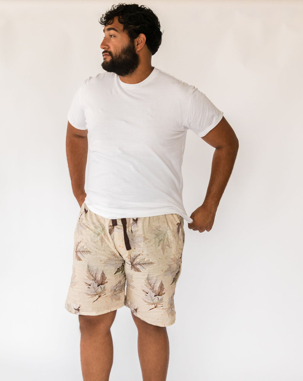 Men's Maple Print shorts - Front