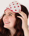 Eye Mask - Seersucker Dots Side