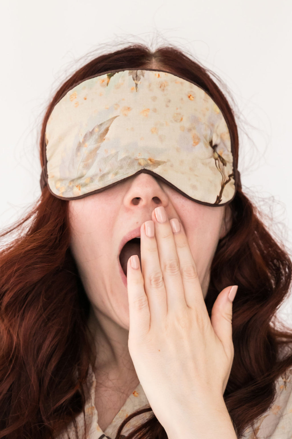 Eye Mask - Maple Print